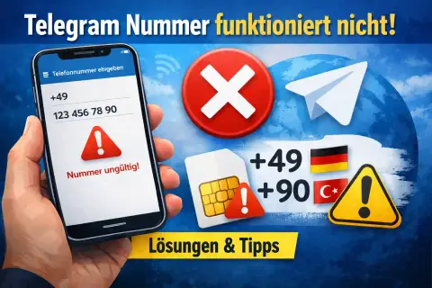 Telegram Probleme lösen: Nummer wird nicht akzeptiert – Lösung