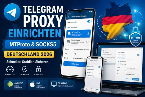 Telegram Proxy / MTProto einrichten – Deutschland 2026